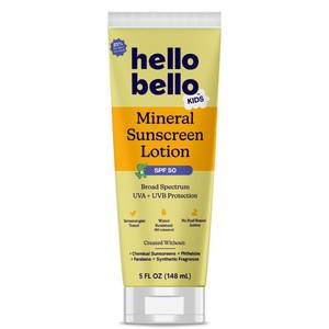 lot 12363 image: Hello Bello Kids Mineral Sunscreen SPF50, 5oz
