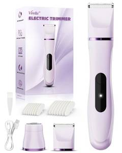 lot 12385 image: Virelle 2-in-1 Electric Bikini Trimmer for Women