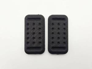 lot 12403 image: Foam KeyboardMouse Pads for Wrist 2 pk Black