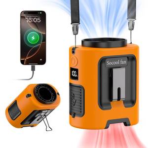 lot 12424 image: Socool Portable Waist Fan 5000mAh Rechargeable