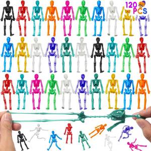 lot 12439 image: JOICEE 120Pc Stretchy Skeleton Toys Bulk Set