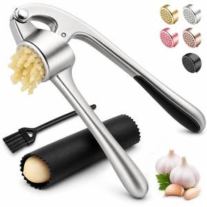 lot 12446 image: SRISE Garlic Press with Peeler and Brush