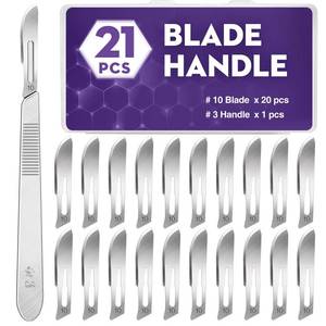 lot 12449 image: YixangDD 21-Piece Scalpel Blade and Handle Kit #10