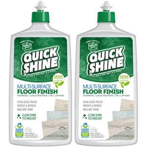 lot 13225 image: Quick Shine Multi-Surface Floor Finish 27 oz 2-Pack