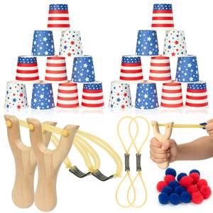 lot 13243 image: TICIAGA American Flag Stacking Cups Game Set