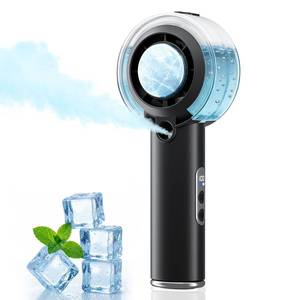 lot 13298 image: HandFan Portable Misting Fan 5000mAh Rechargeable
