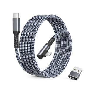lot 14013 image: Elebase USB-C to Lightning Right Angle Cable 10FT