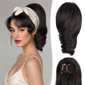 lot 14043 image: ZQIAN BEAUTY 12 Inch Claw Clip Ponytail Extension
