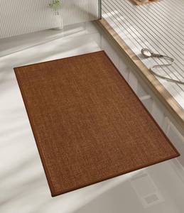 lot 14466 image: Chakme Bathroom Mat 32x17 Rust Non-Slip