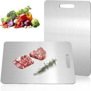 lot 14467 image: NGWDBA Titanium Cutting Board, 15.35 x 11.02 Large