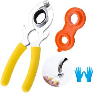 lot 14468 image: Vizava Faucet Aerator Removal Wrench Kit with Gloves
