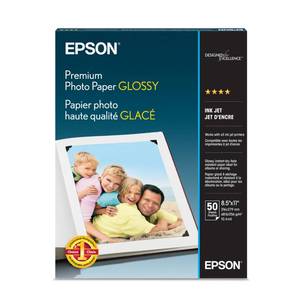 lot 14486 image: Epson Premium Photo Paper Glossy 8.5x11 50 Sheet