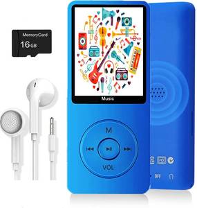 lot 14493 image: Dyzeryk MP3 Player 16GB with Micro SD Card Slot