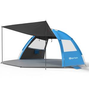 lot 17123 image: Gorich Beach Tent Sun Shelter UPF50 UV Protection