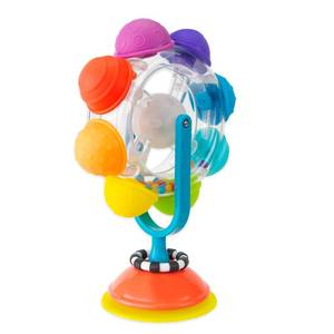 lot 18330 image: Sassy Rainbow Wheel High Chair Tray Toy