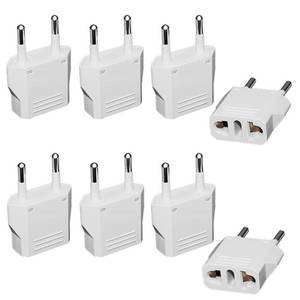 lot 18337 image: Type C Plug Adapter 8-Pack US to Europe