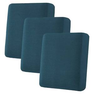 lot 18338 image: H.Versailtex Super Stretch Sofa Seat Covers 3-Piece Deep Teal