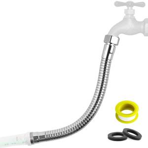 lot 18364 image: Hibbent Stainless Steel Garden Hose Extender 34 GHT