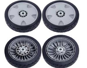lot 7532 image: CheeMuii 9 Lawn Mower Wheel Set for Honda HRX217