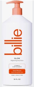lot 8052 image: Billie Glow Brightening Body Lotion Citrus Woods 18 fl oz