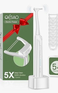 lot 17128 image: oilSAO Electric Flosser with 5X Speeds
