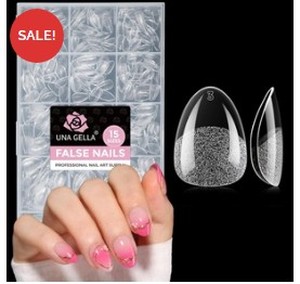 lot 18355 image: Una Gella False Nails Professional Nail Art Supply 15 Sizes