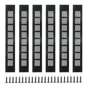 lot 2448 image: Geesatis Air Vent Covers,6 Pack Black,Fits 1.36�12.5 Duct Openings