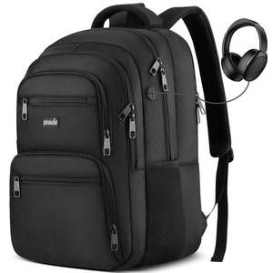 lot 5495 image: Paude 17.3 Inch Water-Resistant Laptop Backpack
