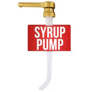 lot 6059 image: ALPENKOK Sauce Pump Dispenser 0.5oz Gold