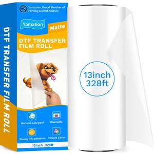 lot 7619 image: Yamation DTF Transfer Film Roll 13 x 328 FT