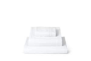 lot 7630 image: Mellanni Iconic 3-Piece Twin XL Sheet Set, White