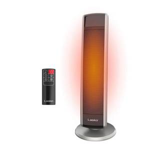lot 7637 image: Lasko 5586 Digital Ceramic Tower Space Heater 1500W