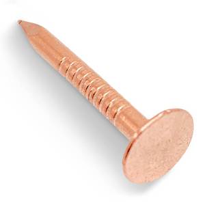 lot 8178 image: Dubbs Hardware Copper Roofing Nails 1 Inch 100pc