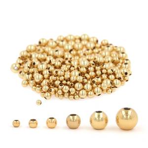 lot 8181 image: MICROAMOY 18K Gold Filled Spacer Beads 2mm 500pc