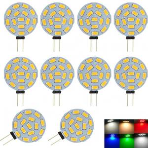 lot 8196 image: Songcan G4 LED Bulb 12V-24V ACDC White Pack of 10