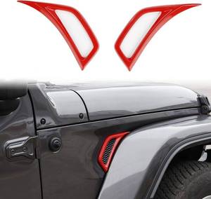 lot 8198 image: Voodonala Side Air Conditioning Vent Cover Trim for Jeep Wrangler JL