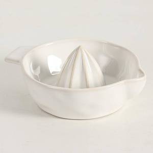 lot 9591 image: Ceramic Lemon Juicer Reamer Manual Citrus Lime Hand Squeezer Bowl Handheld