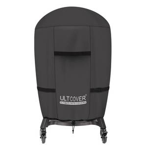 lot 9594 image: ULTCOVER Outdoor Waterproof Charcoal Kamado Joe Grill Cover 36 Dia, Black