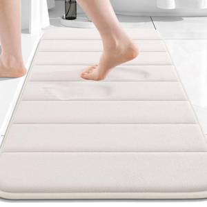 lot 9601 image: Buganda Memory Foam Bath Mat 30 x 20, Ultra Soft Absorbent Bathroom Rugs