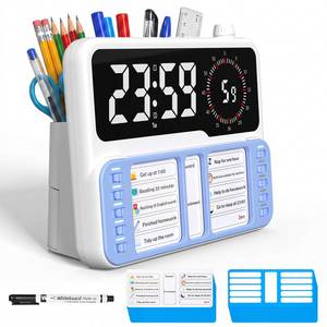 lot 13397 image: Nisuez 7-in-1 Visual ADHD Timer with Task Board