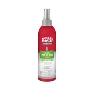 lot 14096 image: Natures Miracle Cat Pet Block Repellent Spray 8 oz