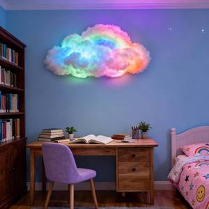 lot 14104 image: STHF USB-Powered Thundercloud LED Light Decor 2-Meter
