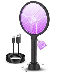 lot 14115 image: Mosiller Electric Fly Swatter Racket 4000V Bug Zapper