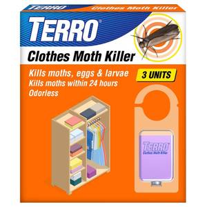 lot 14121 image: Terro Clothes Moth Killer, 3-Pack