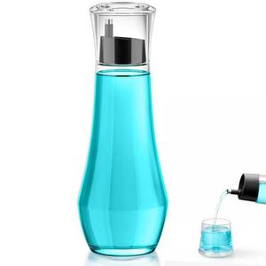 lot 14137 image: VITVITI Glass Mouthwash Dispenser With Cup