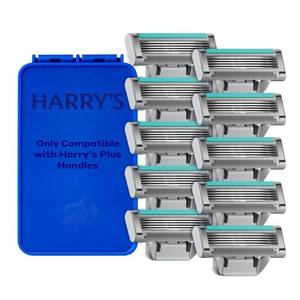 lot 14151 image: Harrys Plus Razor Refills - 10 Blade Cartridges