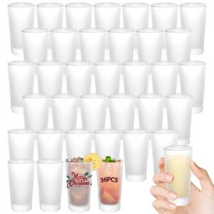 lot 17148 image: YOUKE OLA 36-Pack 3oz Sublimation Shot Glasses