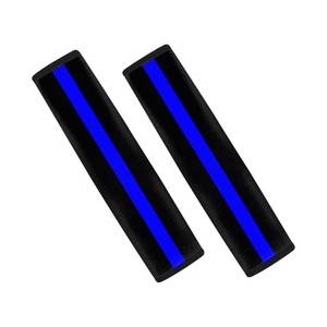 lot 18385 image: Xalvoria Seat Belt Pads 2-Pack Thin Blue Line