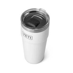 lot 18412 image: YETI Rambler Stackable Pint Vacuum Insulated White