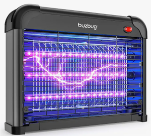 lot 1186 image: buzbug MA-009-1 Electric Bug Zapper 3 UV-LED Light Tube